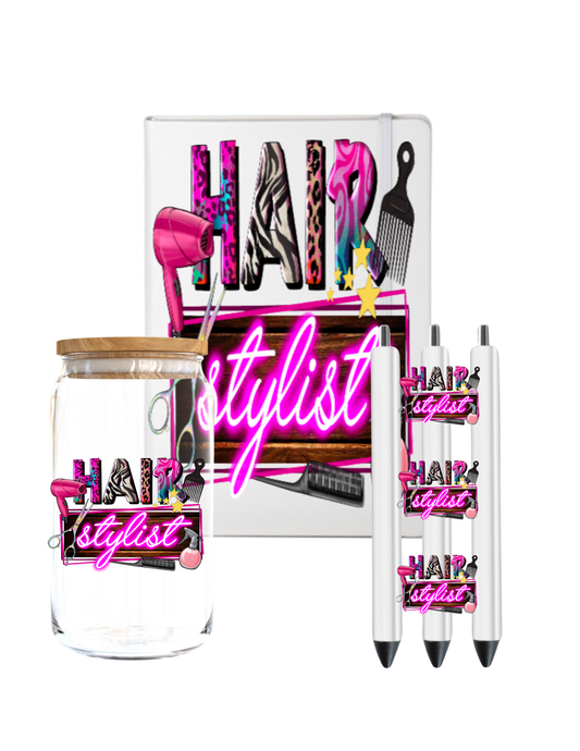 Hair Stylist - Journal UV DTF DECAL