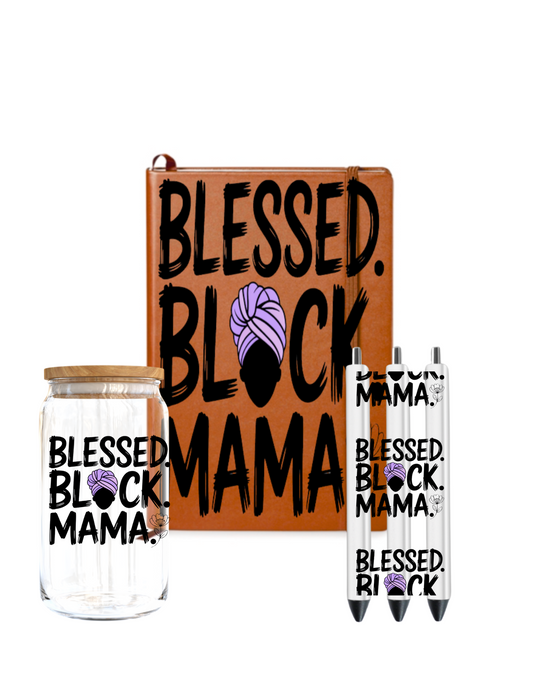 Blessed Black Mama ( girl mom ) -UV DTF