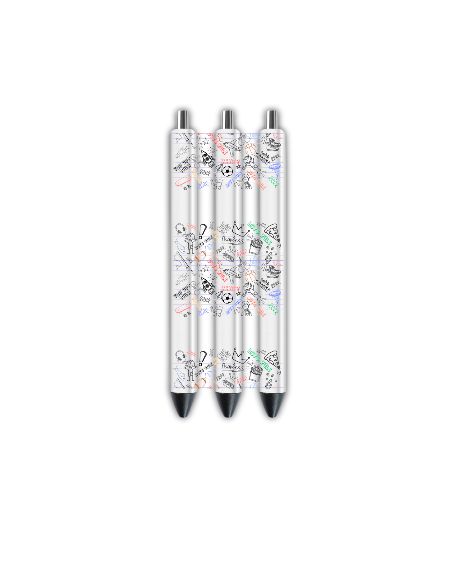 Boys Rule- Journal UV DTF