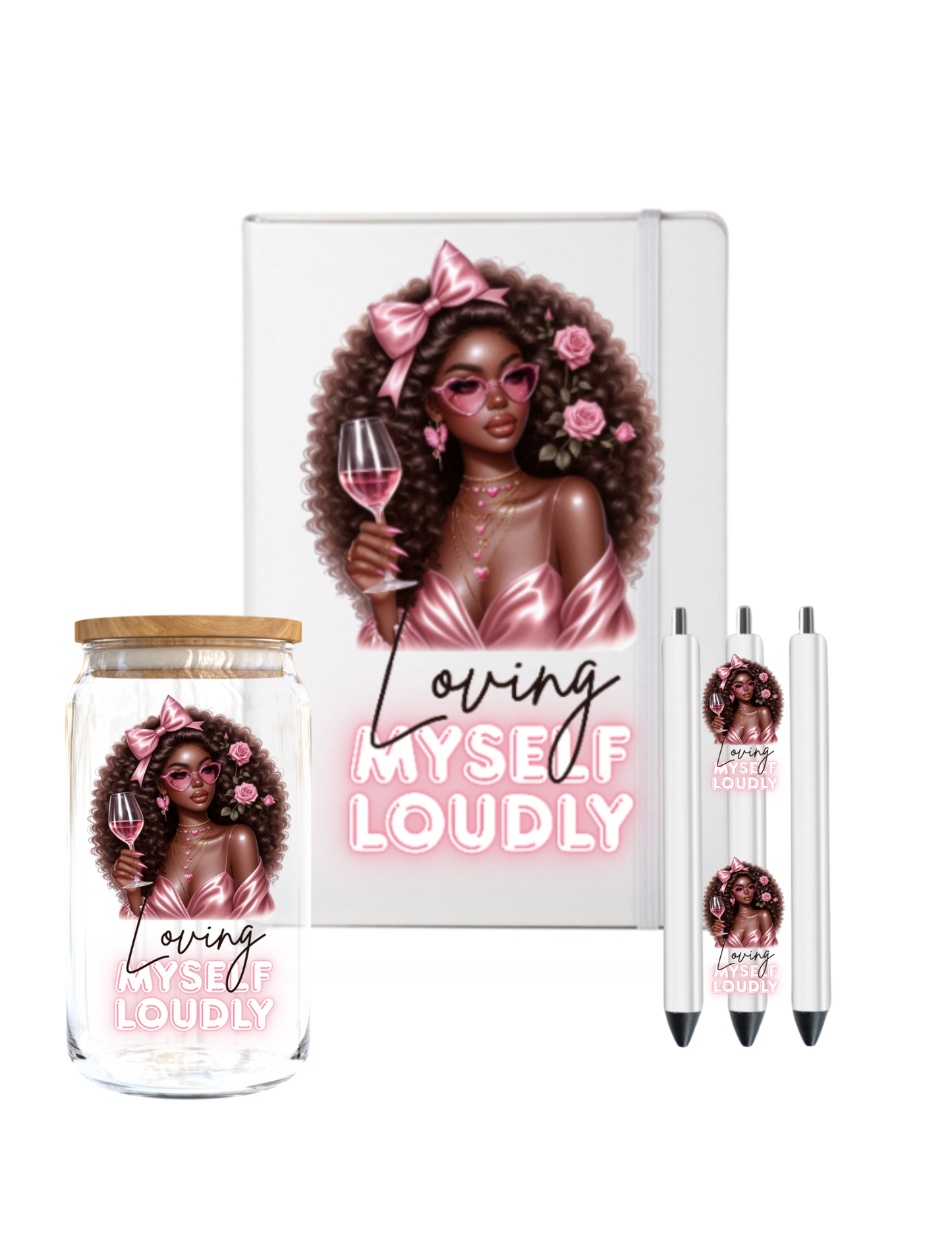 Loving myself loudly (Mealnin inspirational )-UV DTF