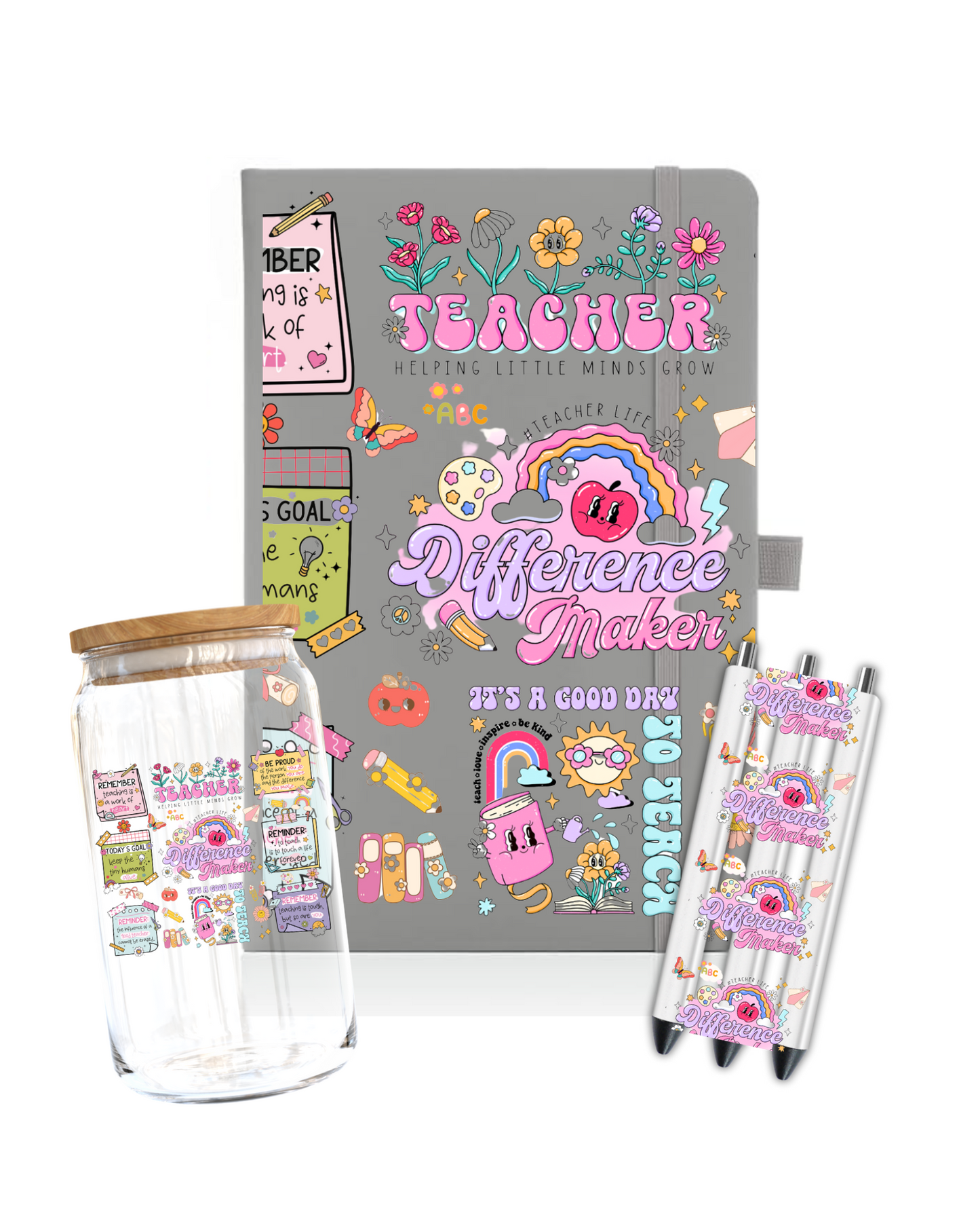 Difference Maker-Teacher - Journal UV DTF