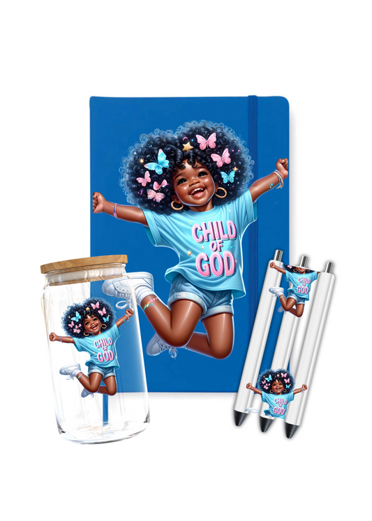Child of god- kid- Journal UV DTF