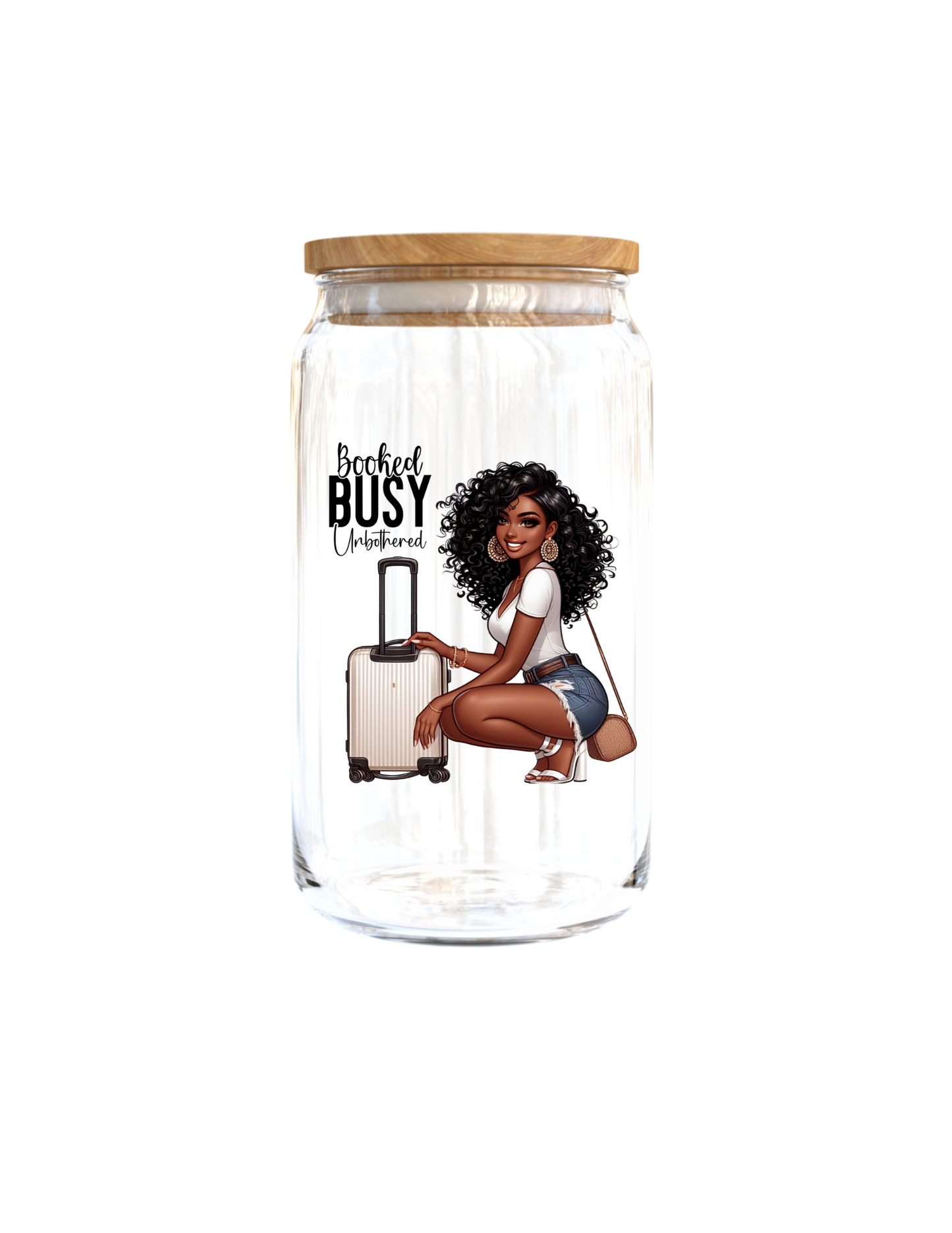 Booked and Busy (Melanin Women) -UV DTF