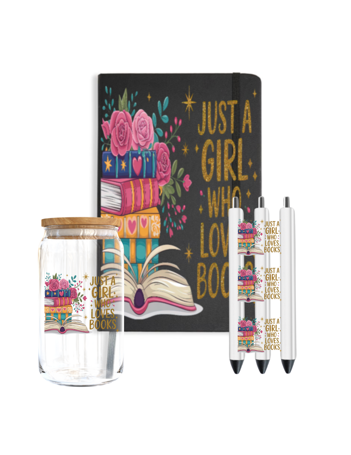 Just a girl who loves books-UV DTF