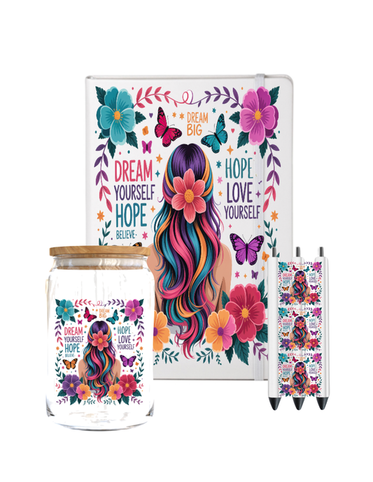 Big Dreams (Vanilla Babe) - Journal UV DTF DECAL