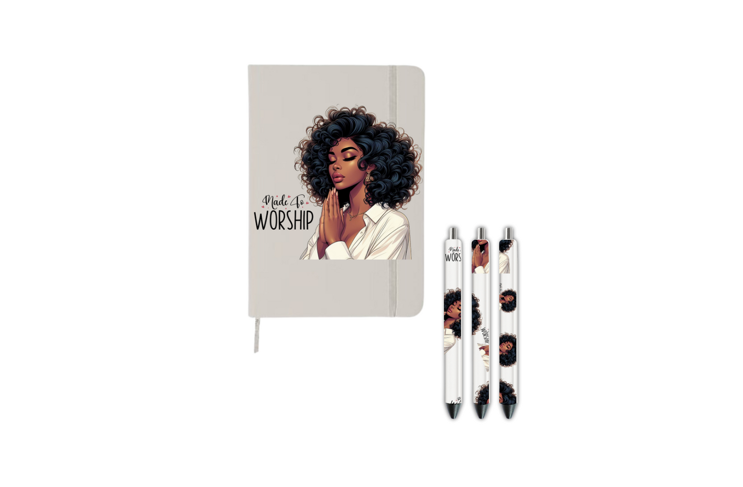 Made to Worship Prayer Journal | Journal  UV DTF DECAL