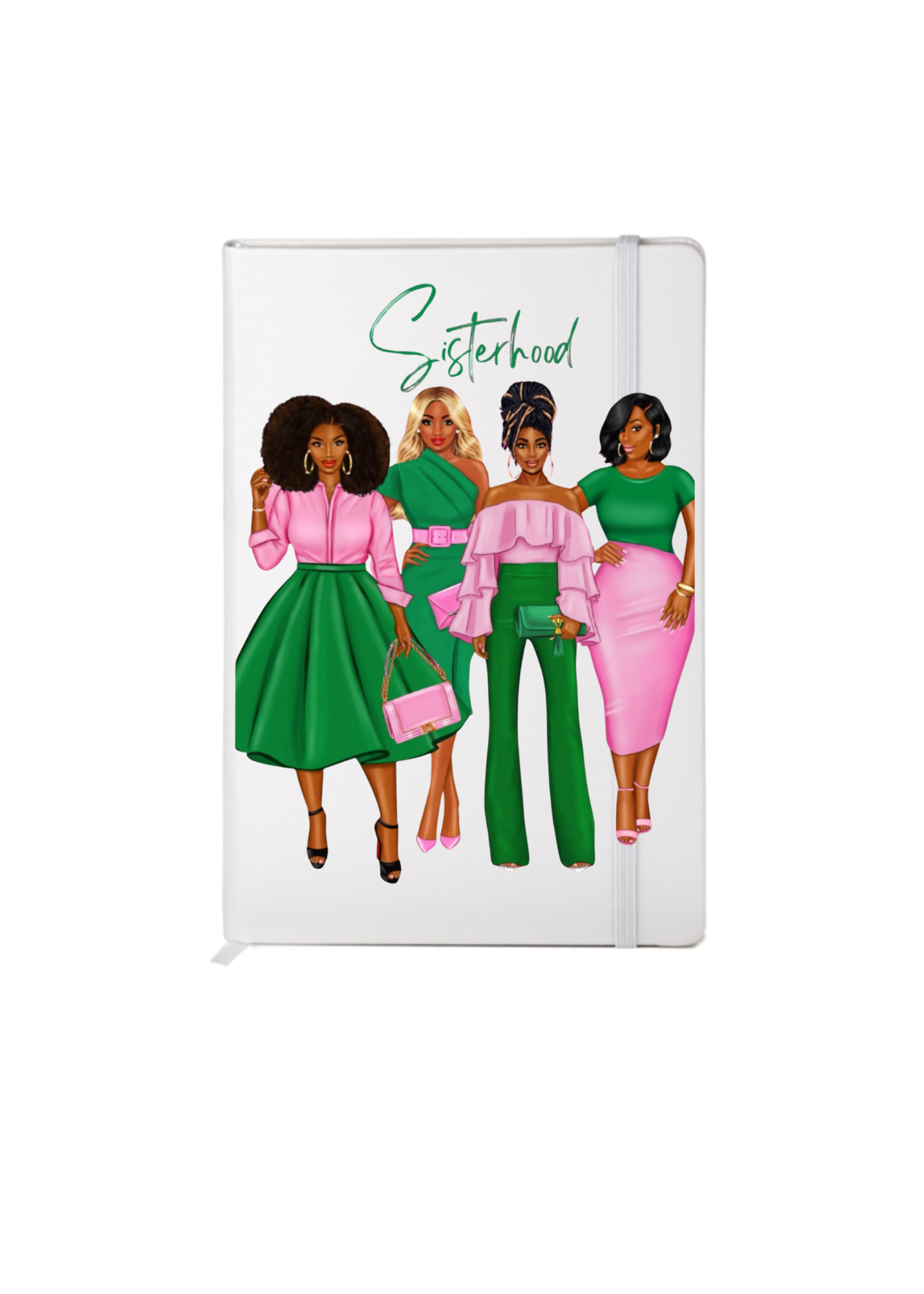 Sisterhood (Green & Pink colors)  -UV DTF