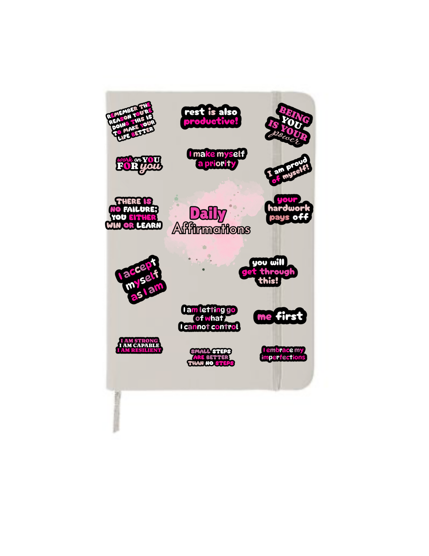 Daily Affirmations -Journal UV DTF DECAL