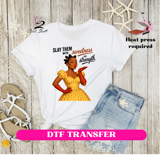 Slay them -Dtf Transfer
