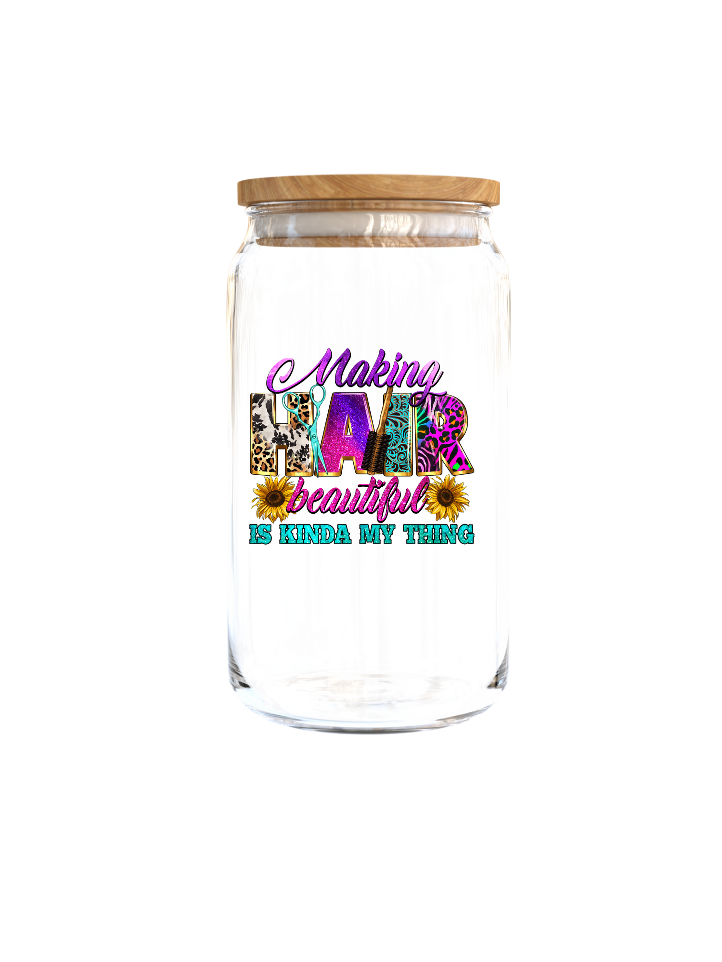 Making hair beautiful is kinda my thing - Journal UV DTF DECAL