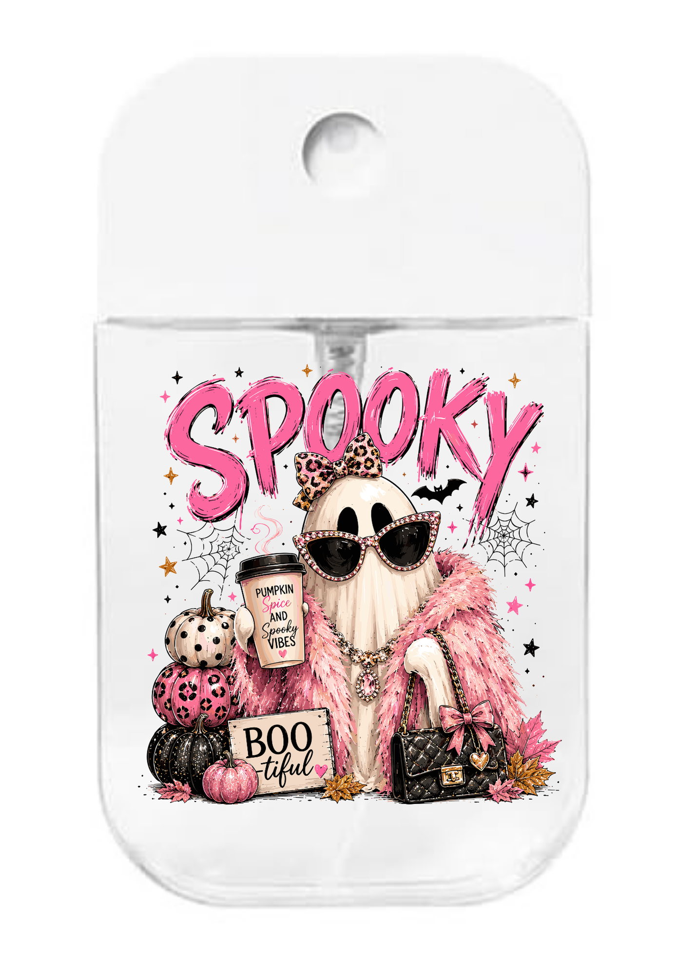 Spooky- UVDTF- Spray bottle Tranfers