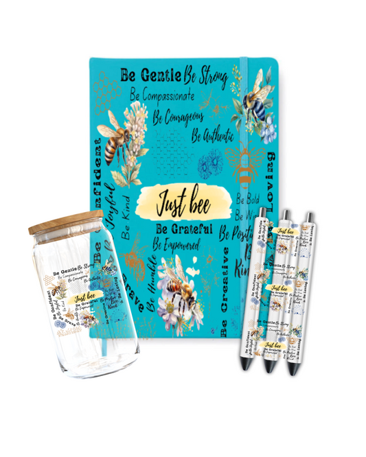 Just Bee Affirmations - Journal UV DTF