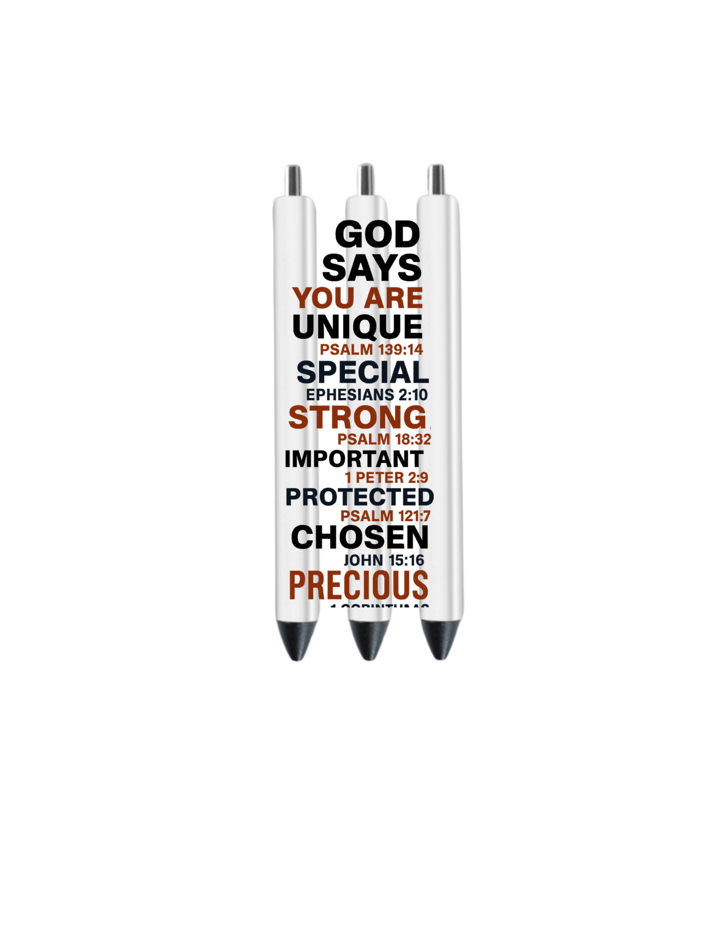 God says you are (Black man) - Journal UV DTF DECAL