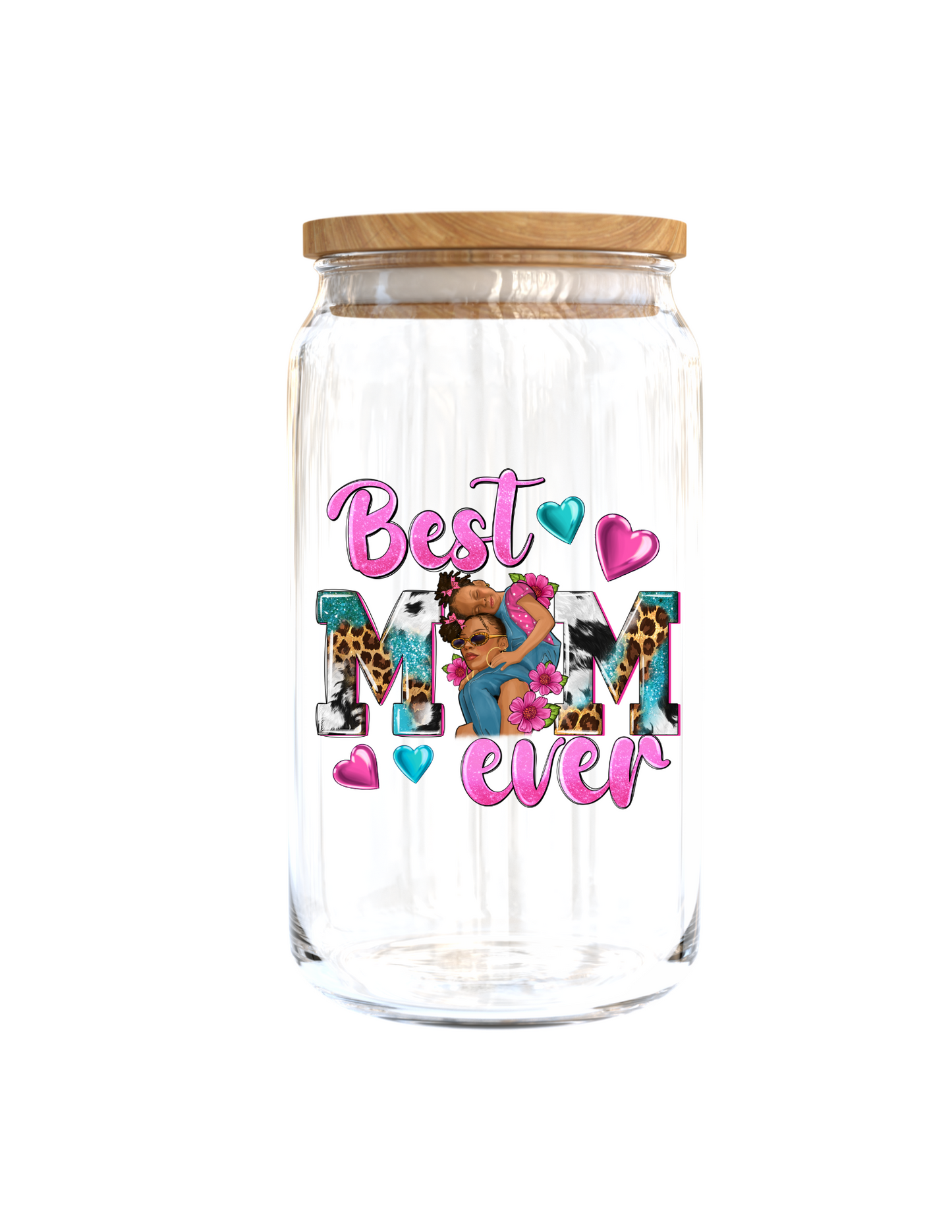 Best Mom Ever-(Mothers Day theme)-| UV DTF DECAL 3''(Double Sided image)