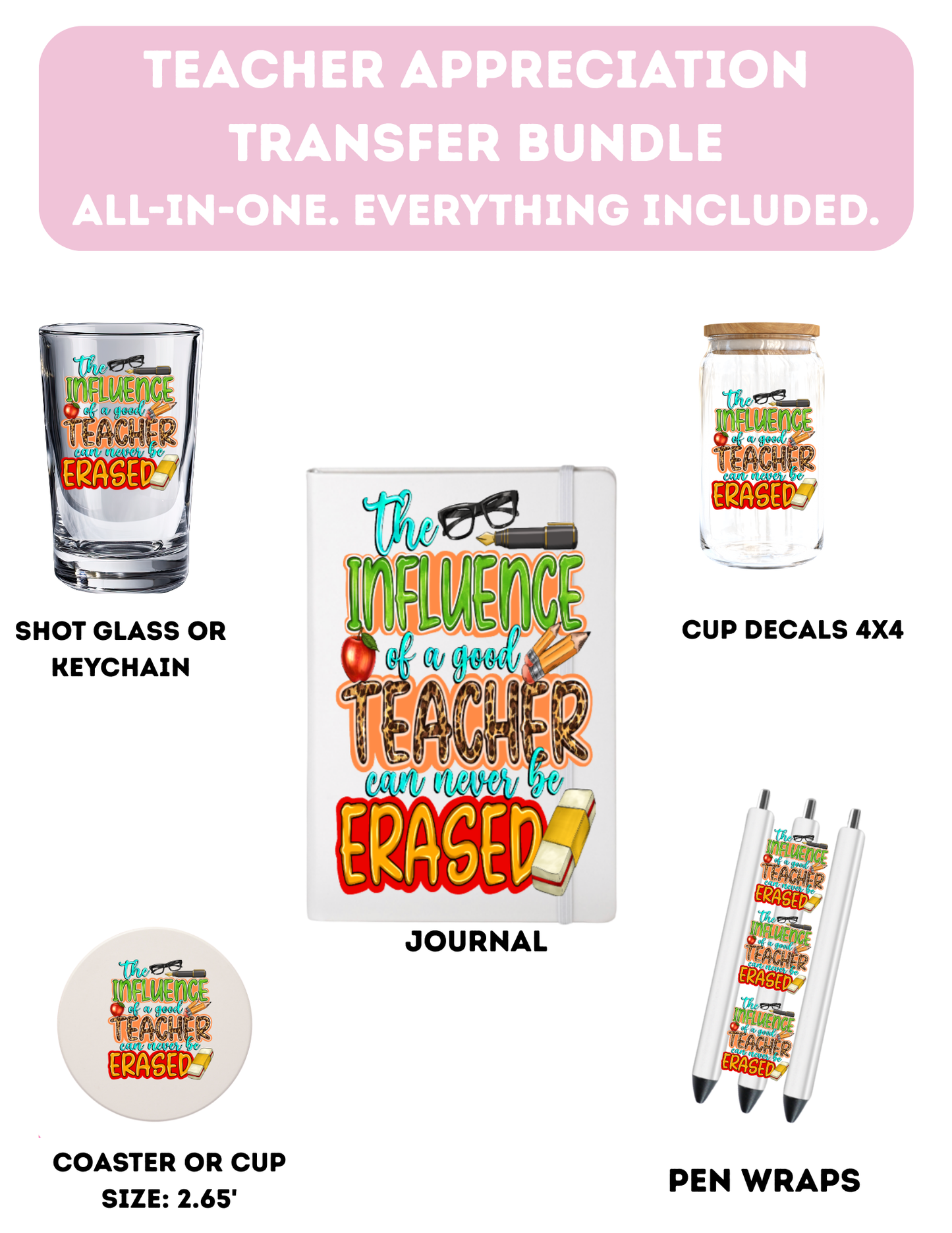 The influence of a good teacher - Everything Included-UV DTF