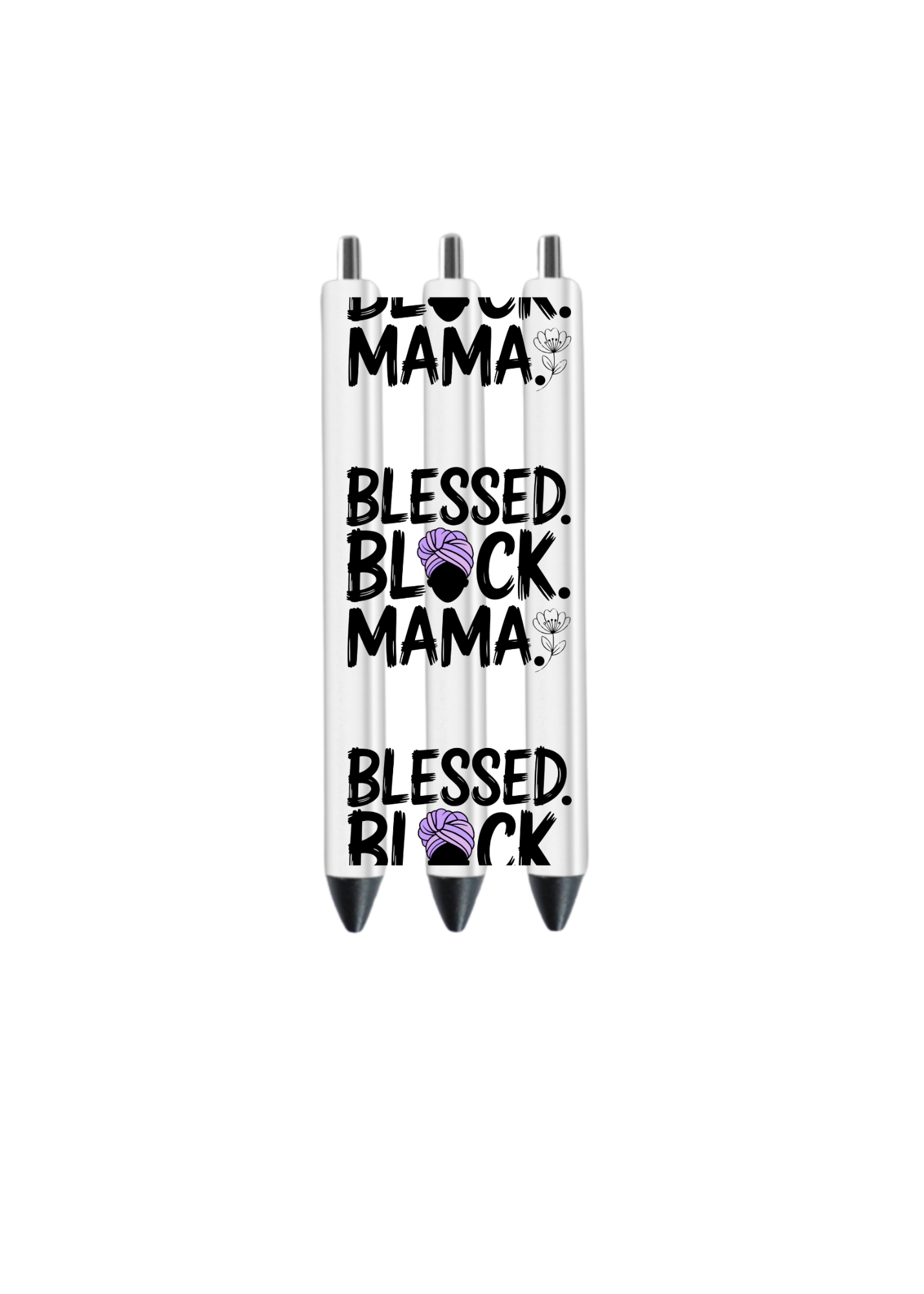 Blessed Black Mama ( girl mom ) -UV DTF
