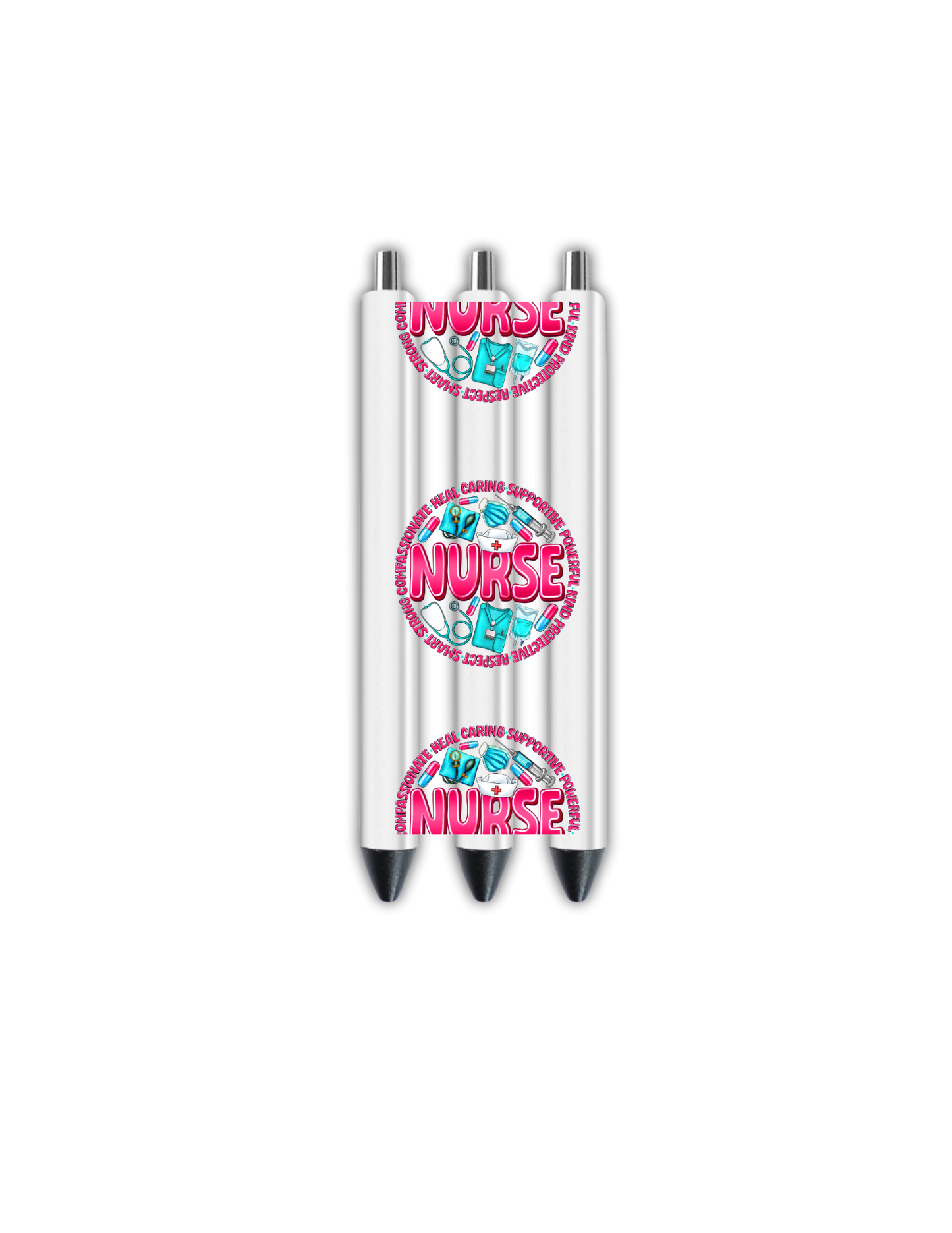 Nurse  -heal-caring- Journal UV DTF
