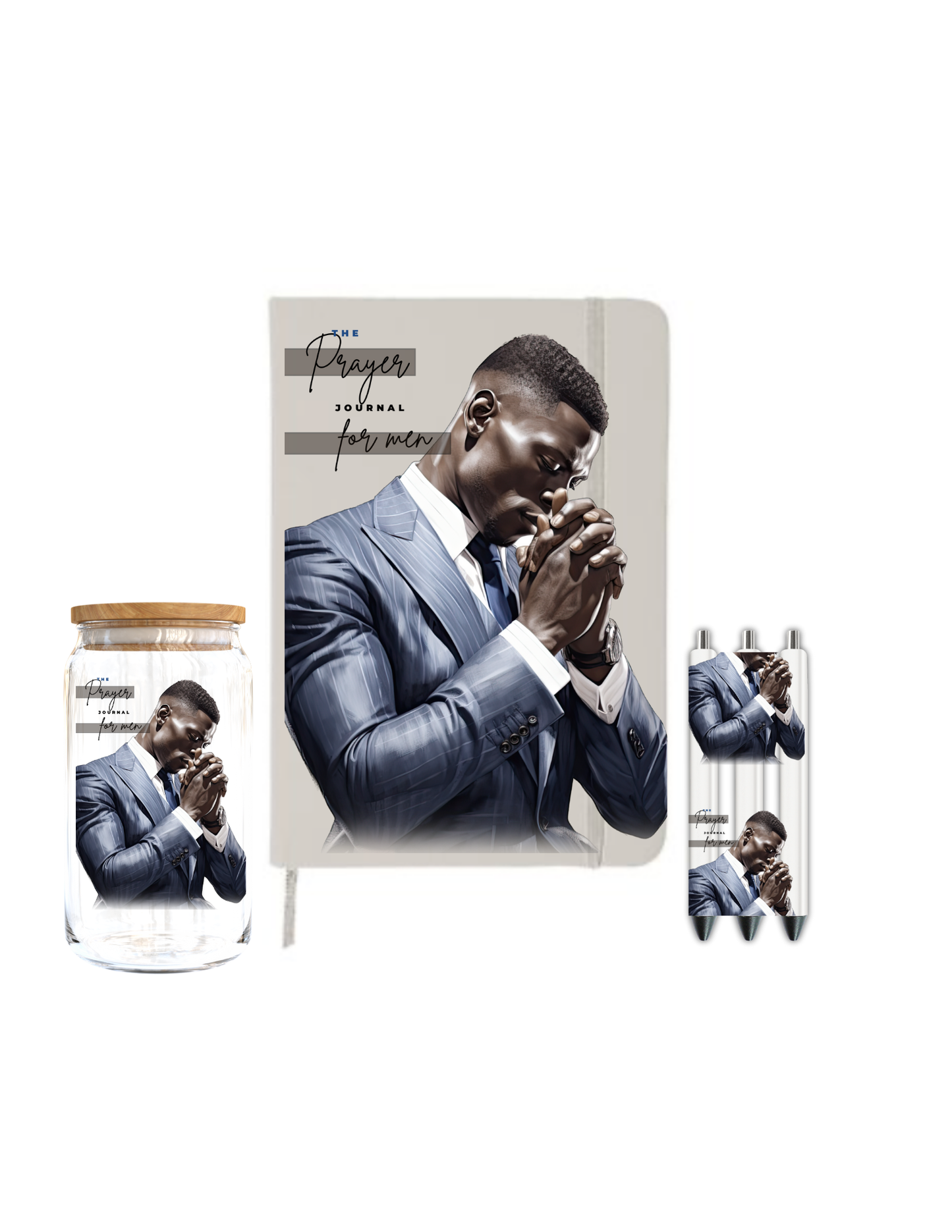 The Prayer Journal for Men | Journal  UV DTF DECAL
