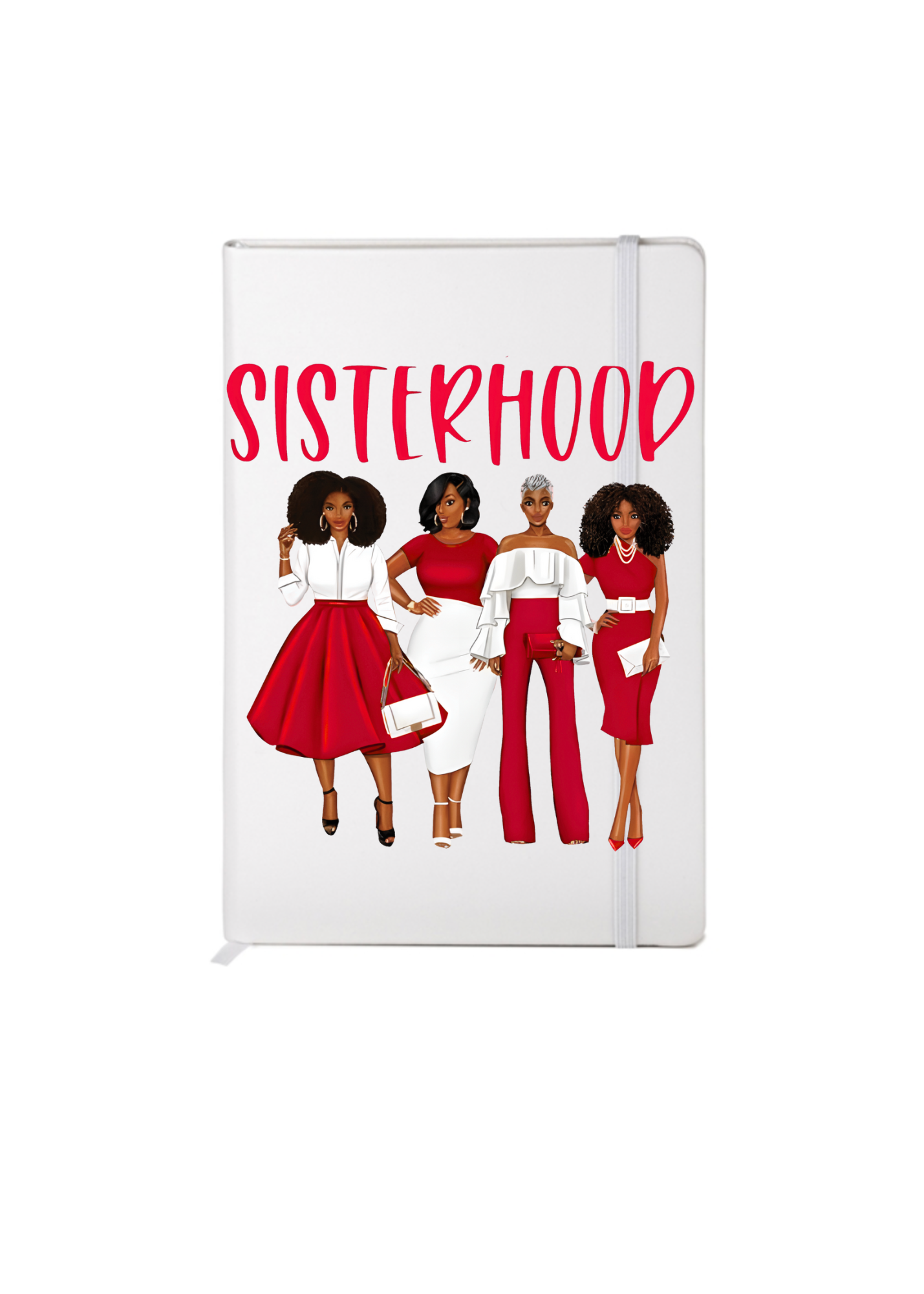 Sisterhood  (Red & White Colors) -UV DTF