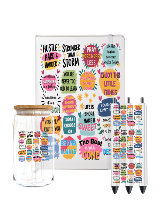 Stop Dreaming start doing-UV DTF