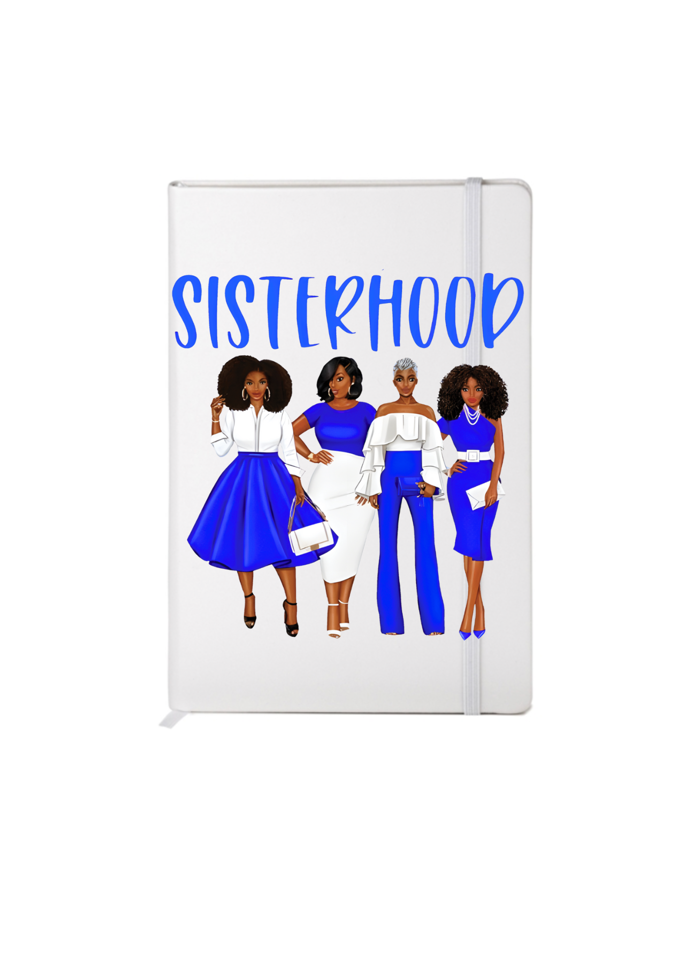 Sisterhood  (Blue & White Colors) -UV DTF