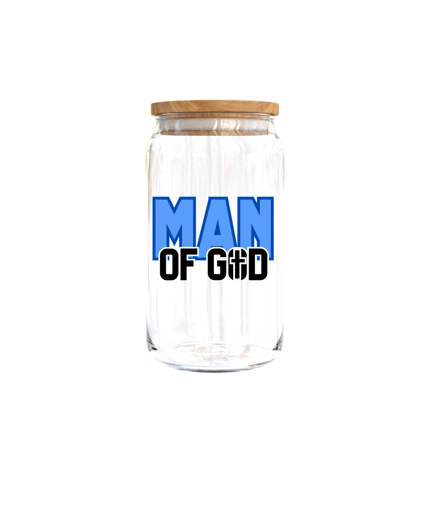 Man of God (blue)-Journal UV DTF DECAL
