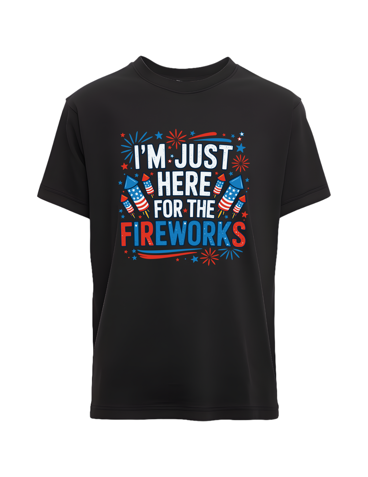 I'm Just here for the Fireworks -Dtf Transfer