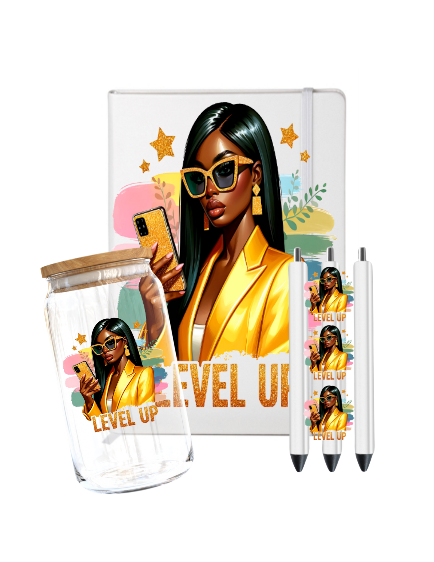 Level Up (Melanin Women) -UV DTF