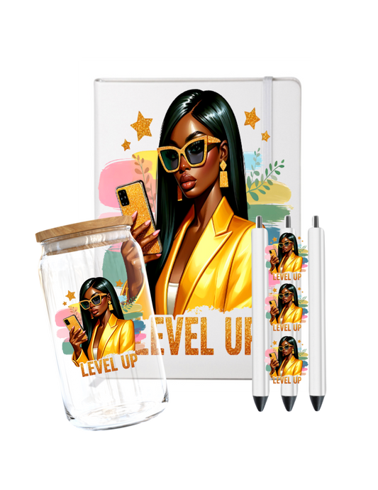 Level Up (Melanin Women) -UV DTF