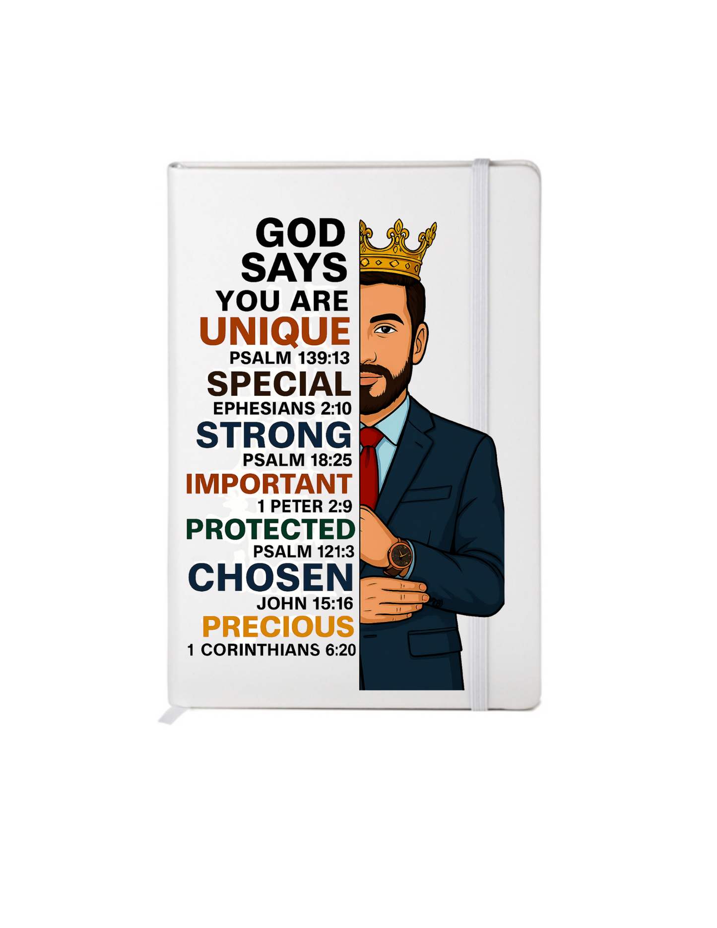 God says you are (Mexican man)- Journal UV DTF DECAL