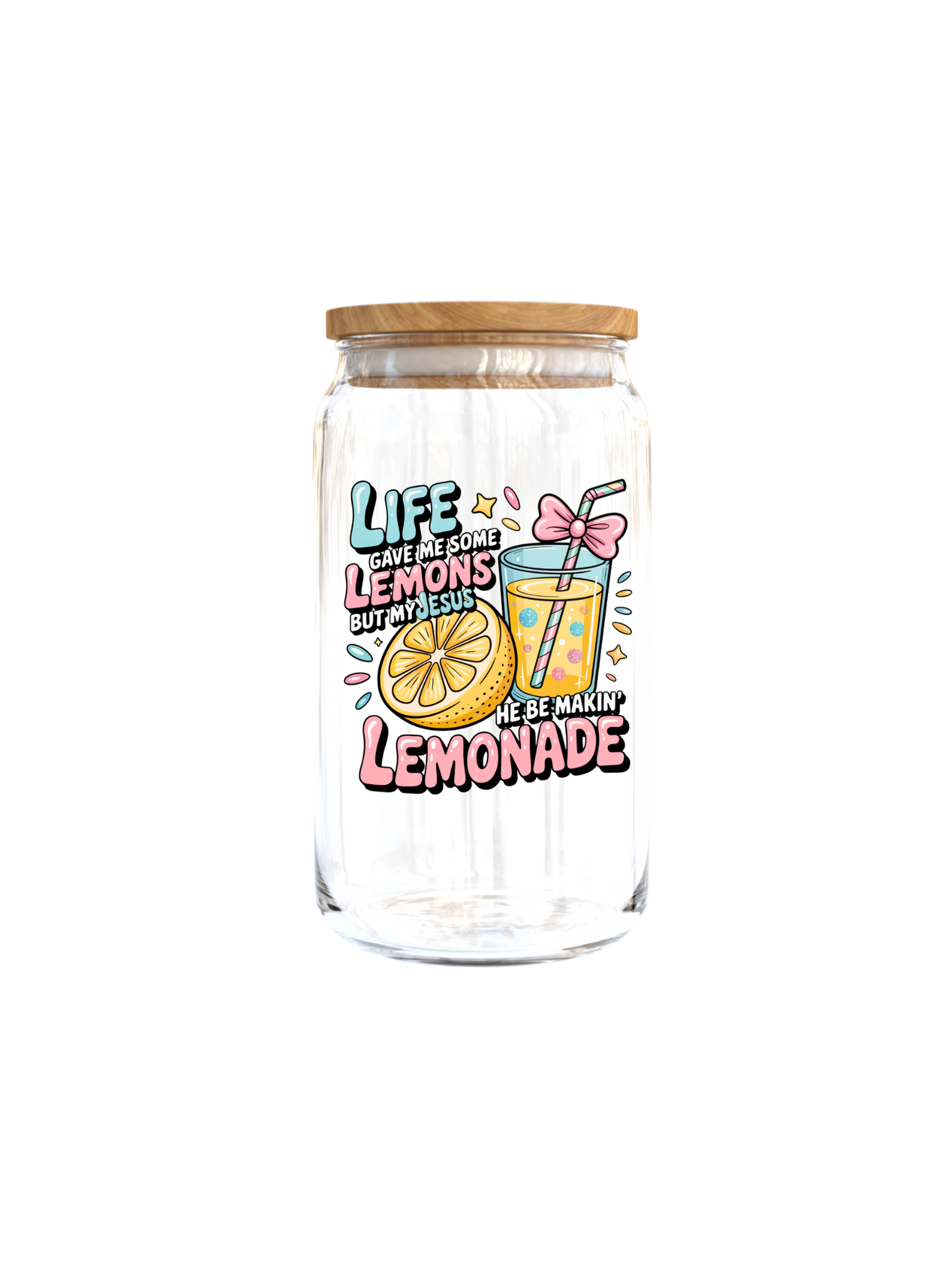 Life gave me some Lemons but my GOD he be makin' Lemonade - (Christian related)-UV DTF