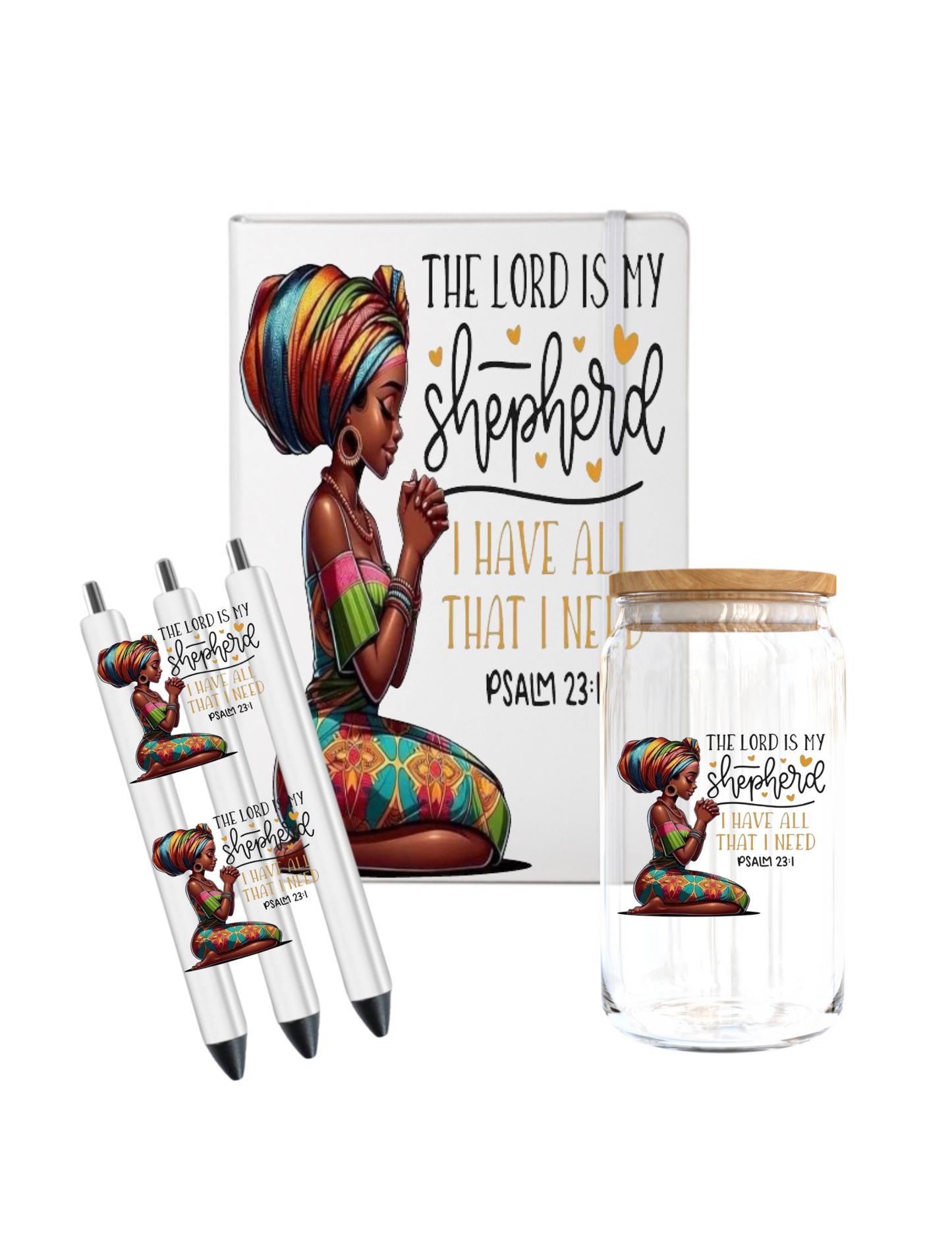 The lord is my Sherperd I have all that I need (Melanin Women) -UV DTF