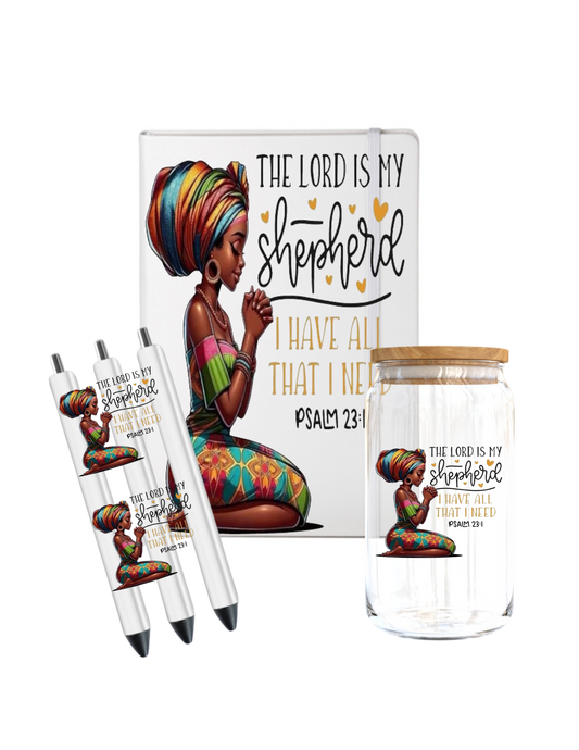 The lord is my Sherperd I have all that I need (Melanin Women) -UV DTF