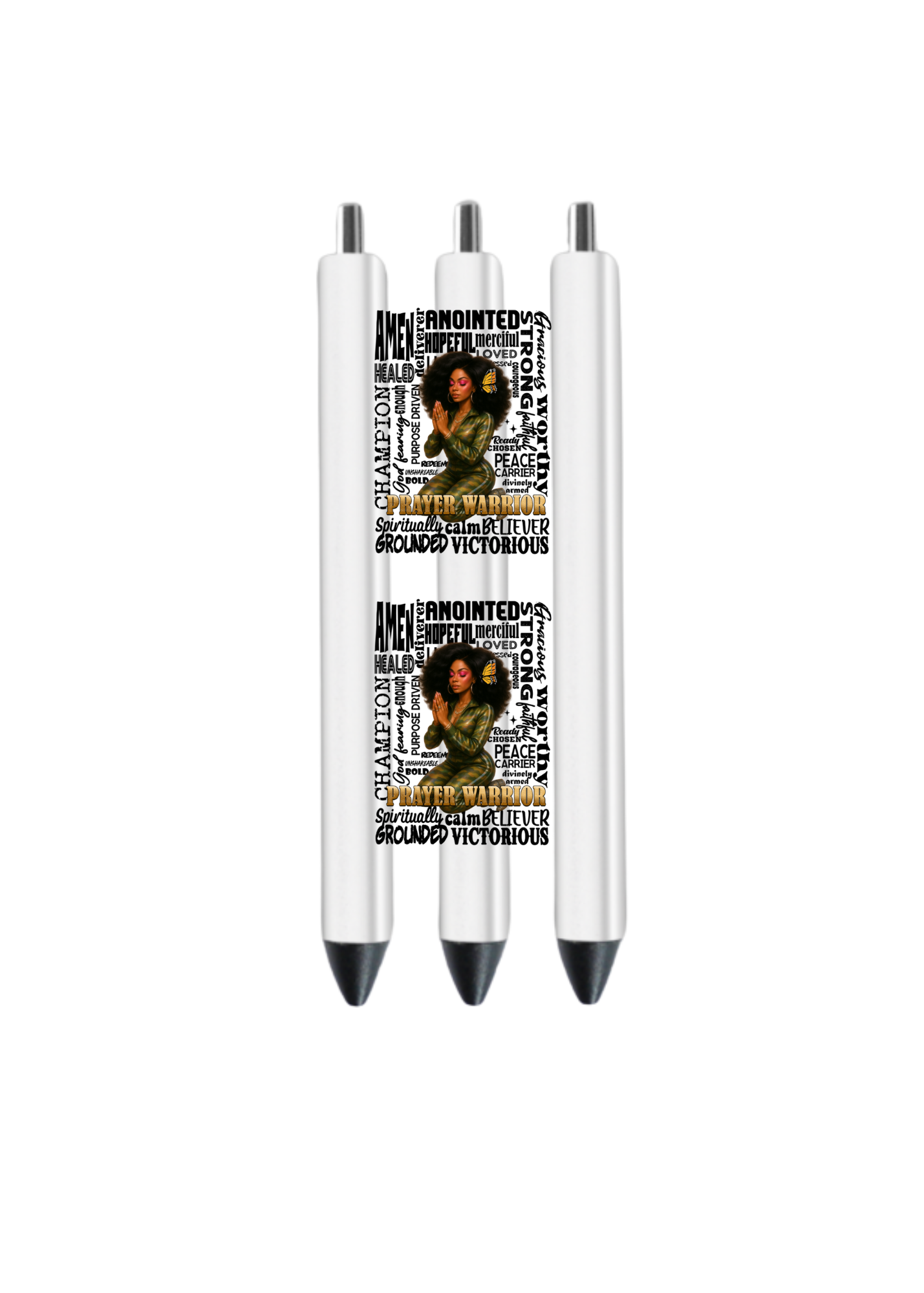 Prayer Warrior "Army outfit" - ( Christian related)-UV DTF