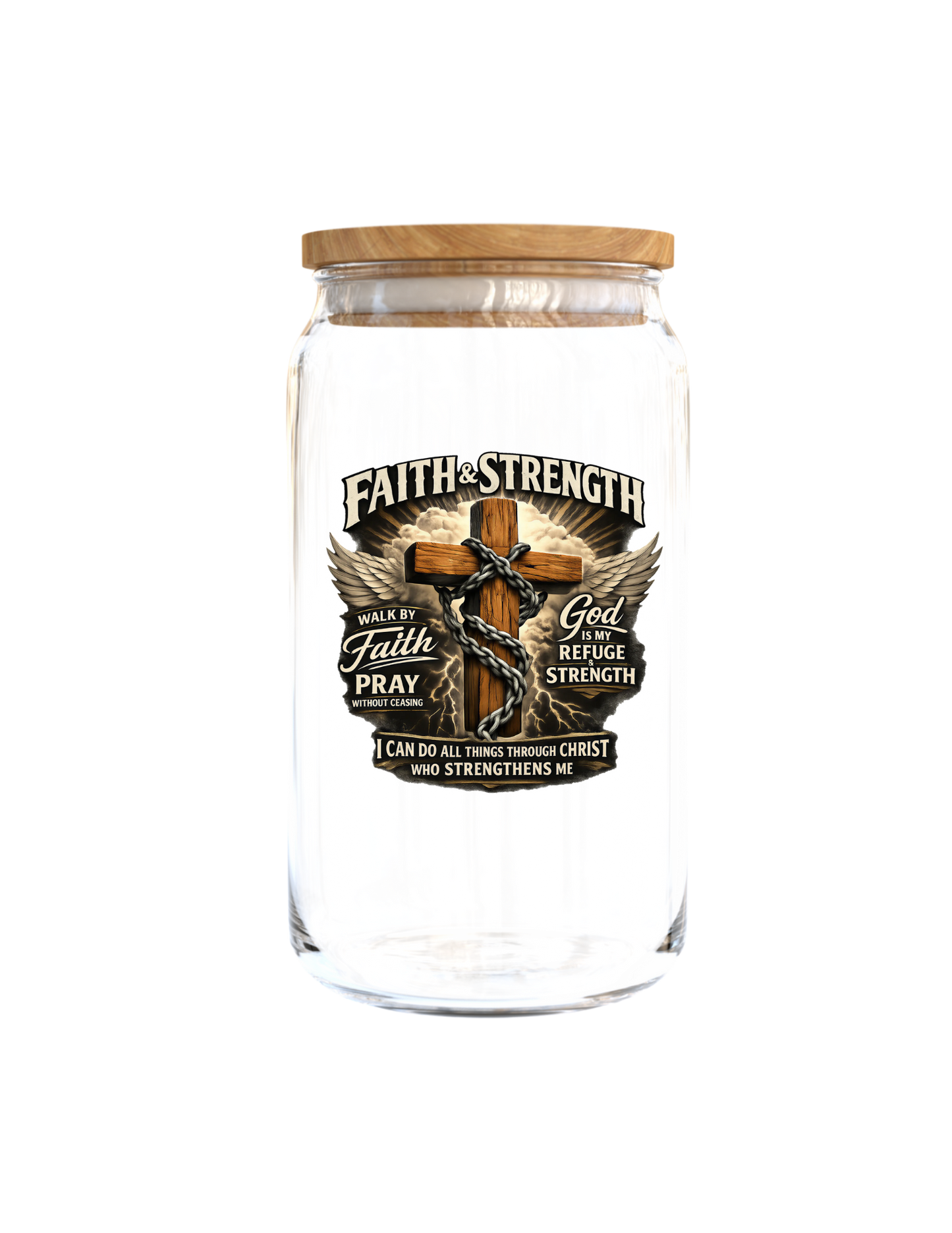Faith & Strength-UV DTF