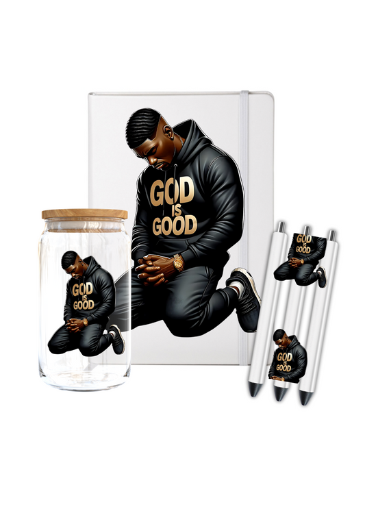 God is good- Journal UV DTF