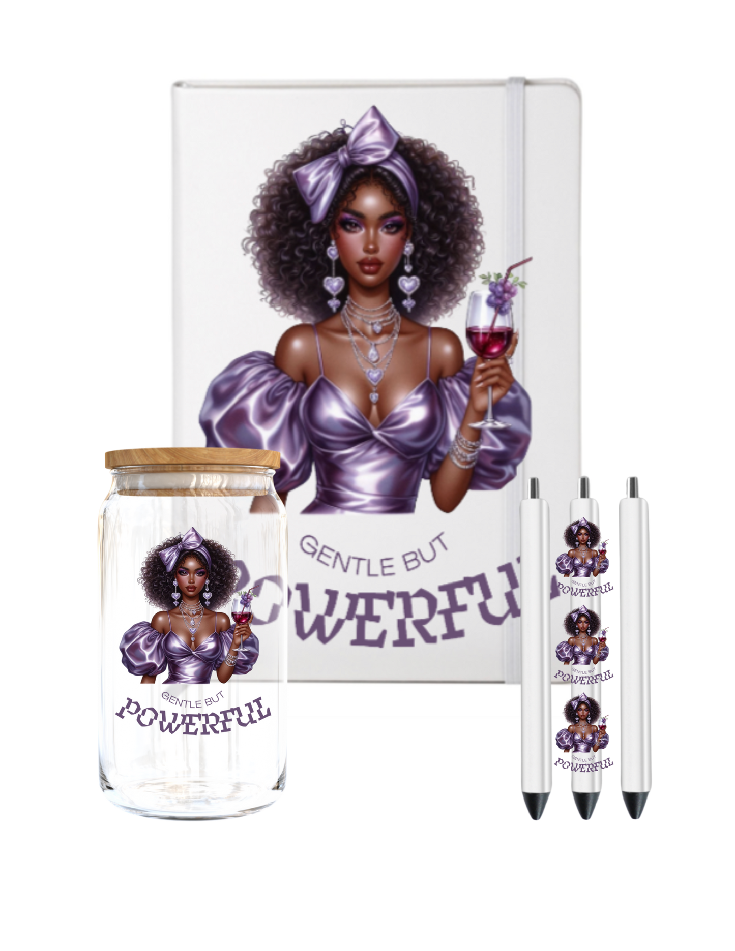 Gentle But Powerful ( Melanin Women ) -UV DTF