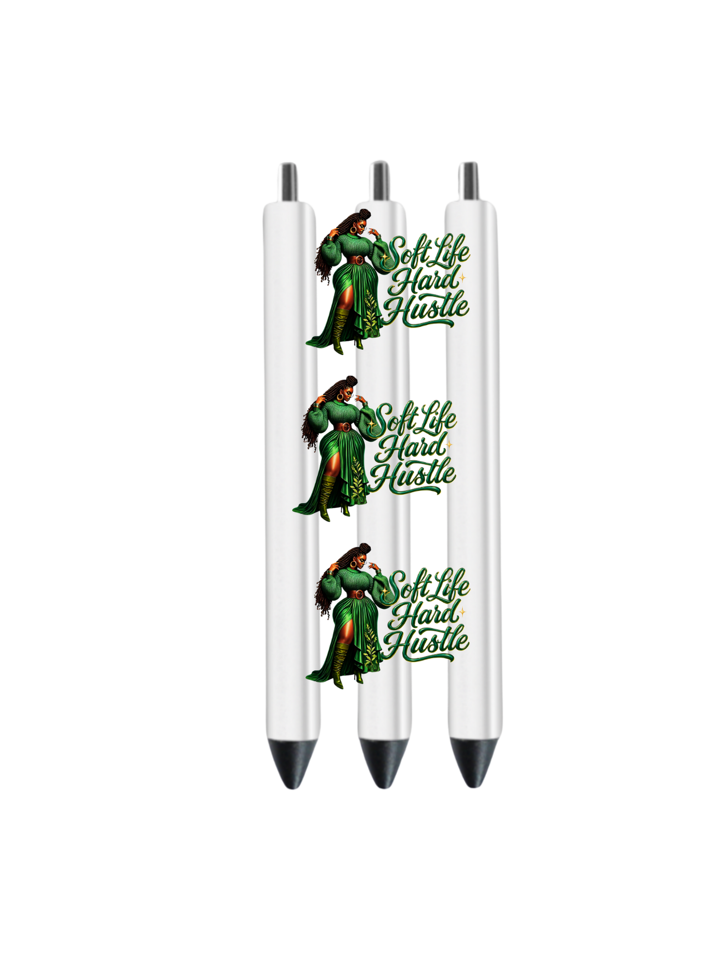 Soft life Hard Hustle - Journal UV DTF DECAL