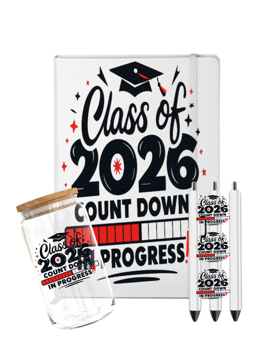 Class of 2026 countdown in progress-UV DTF