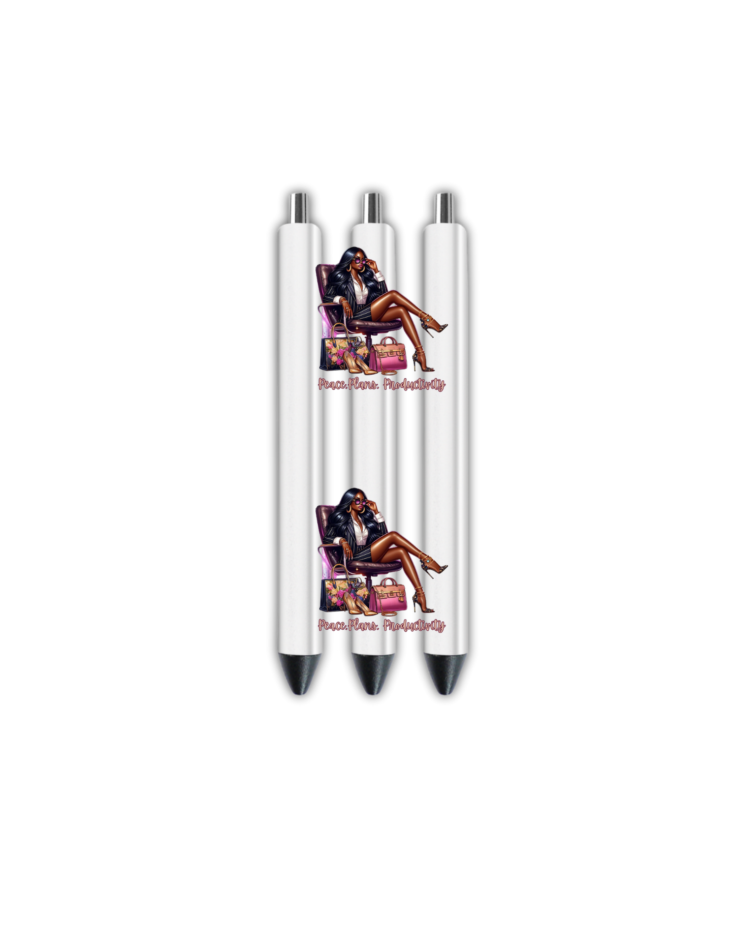 Peace , Plans , Productivity - Journal UV DTF