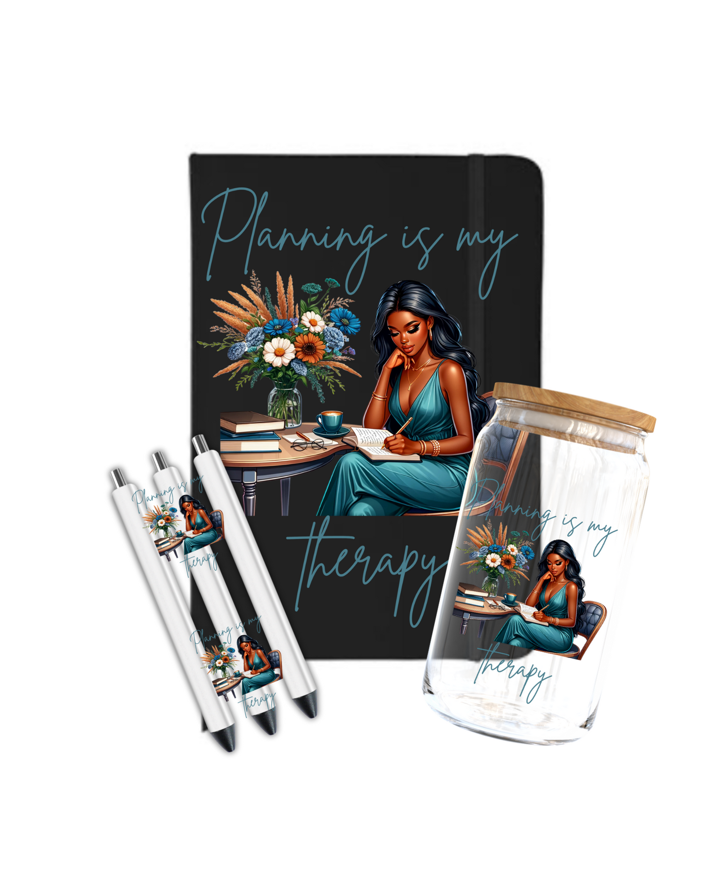 Planning is my therapy - Journal UV DTF