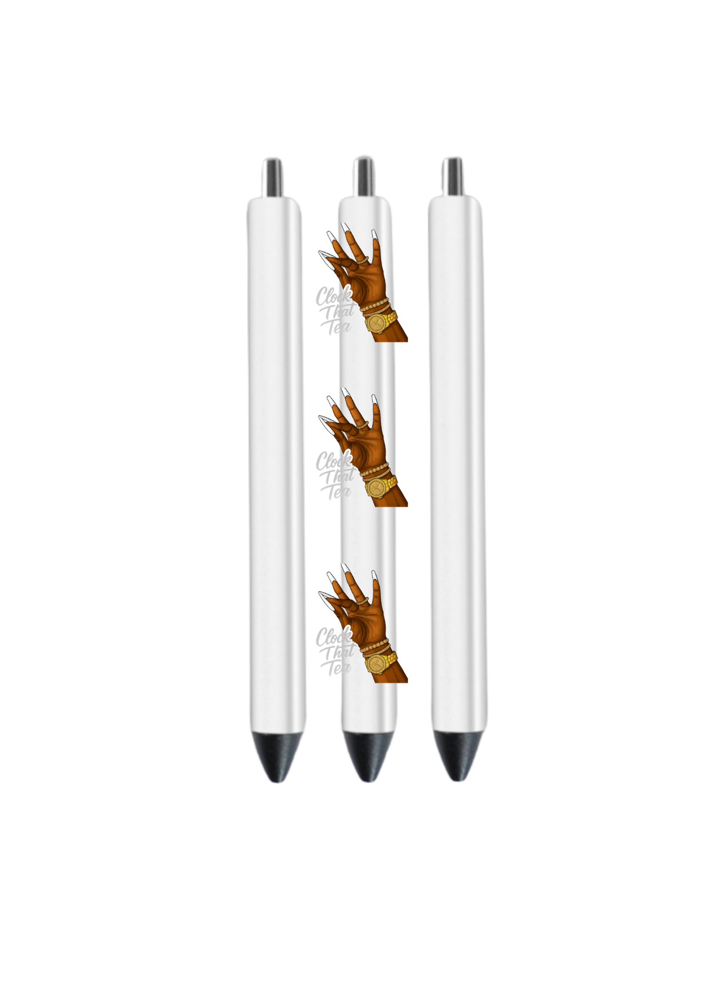 Clock that Tea-(Inspiration related)-UV DTF