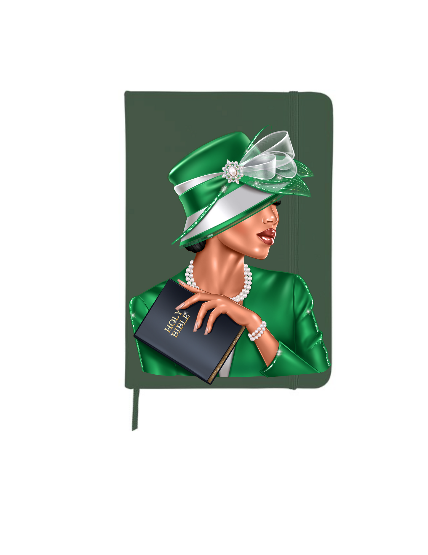 Church Lady Green- Journal UV DTF