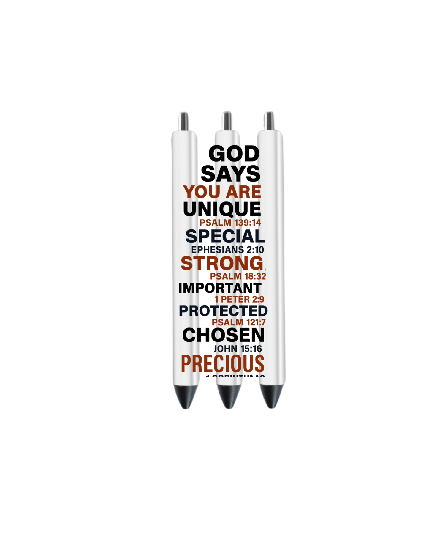 God says you are (White  man)- Journal UV DTF DECAL