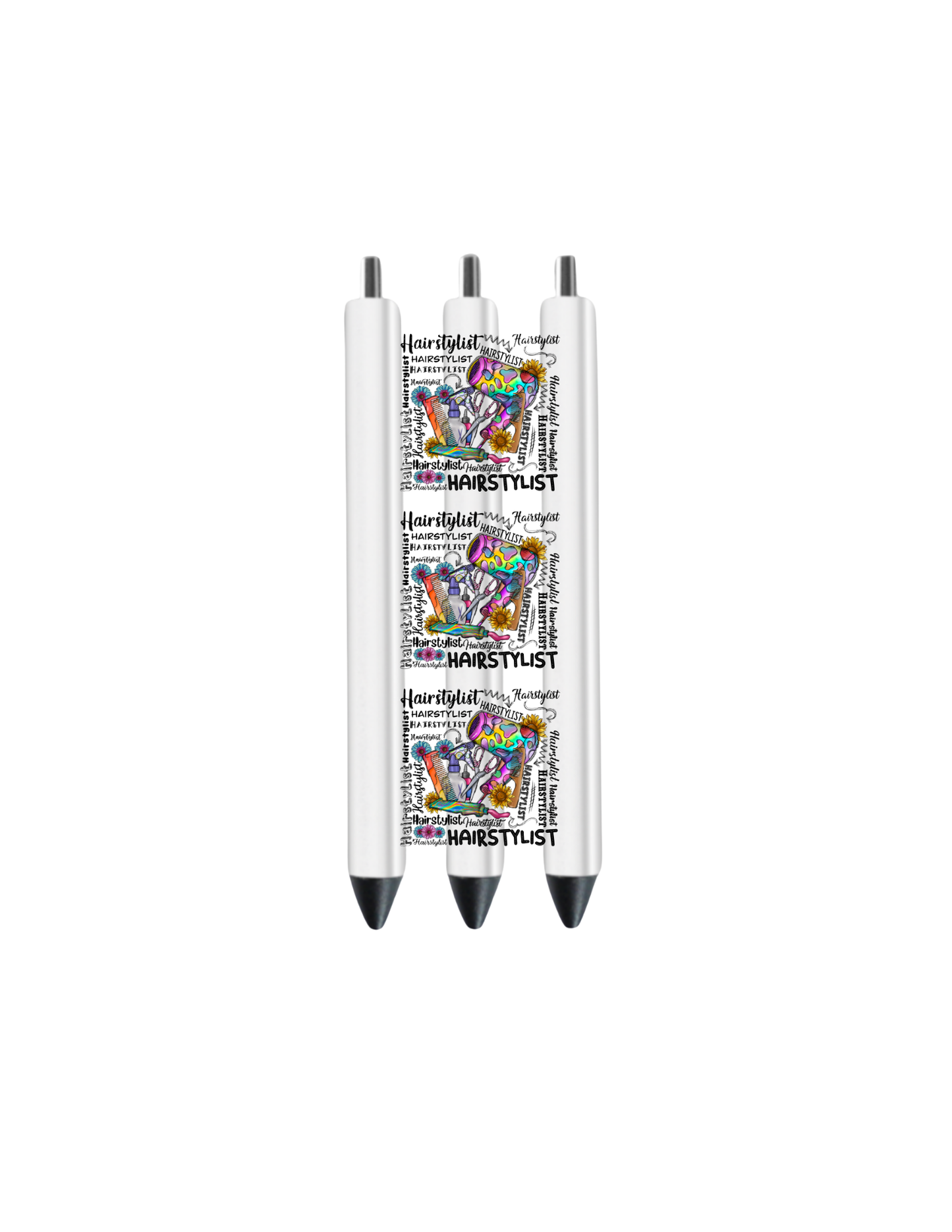 Hair Stylist colorful - Journal UV DTF DECAL