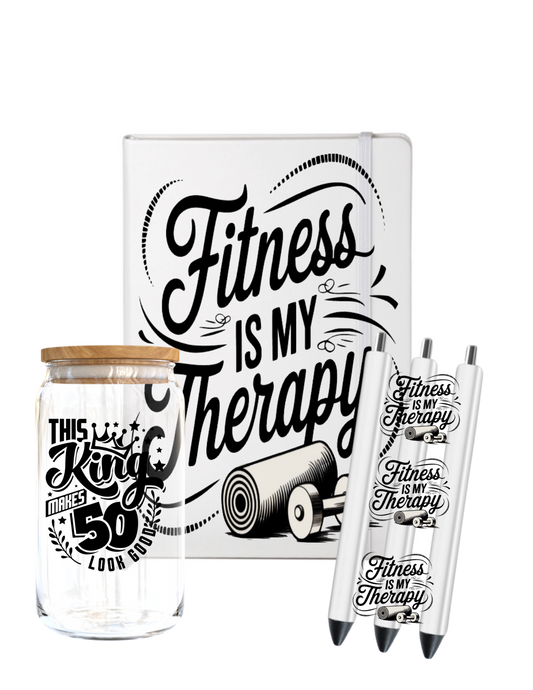 Fitness is my Therapy -UV DTF