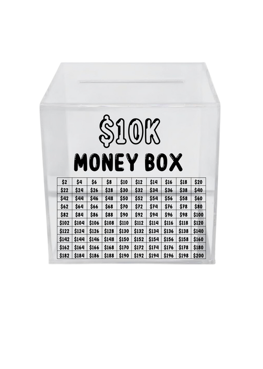 10k money challenge Black writing - UVDTF
