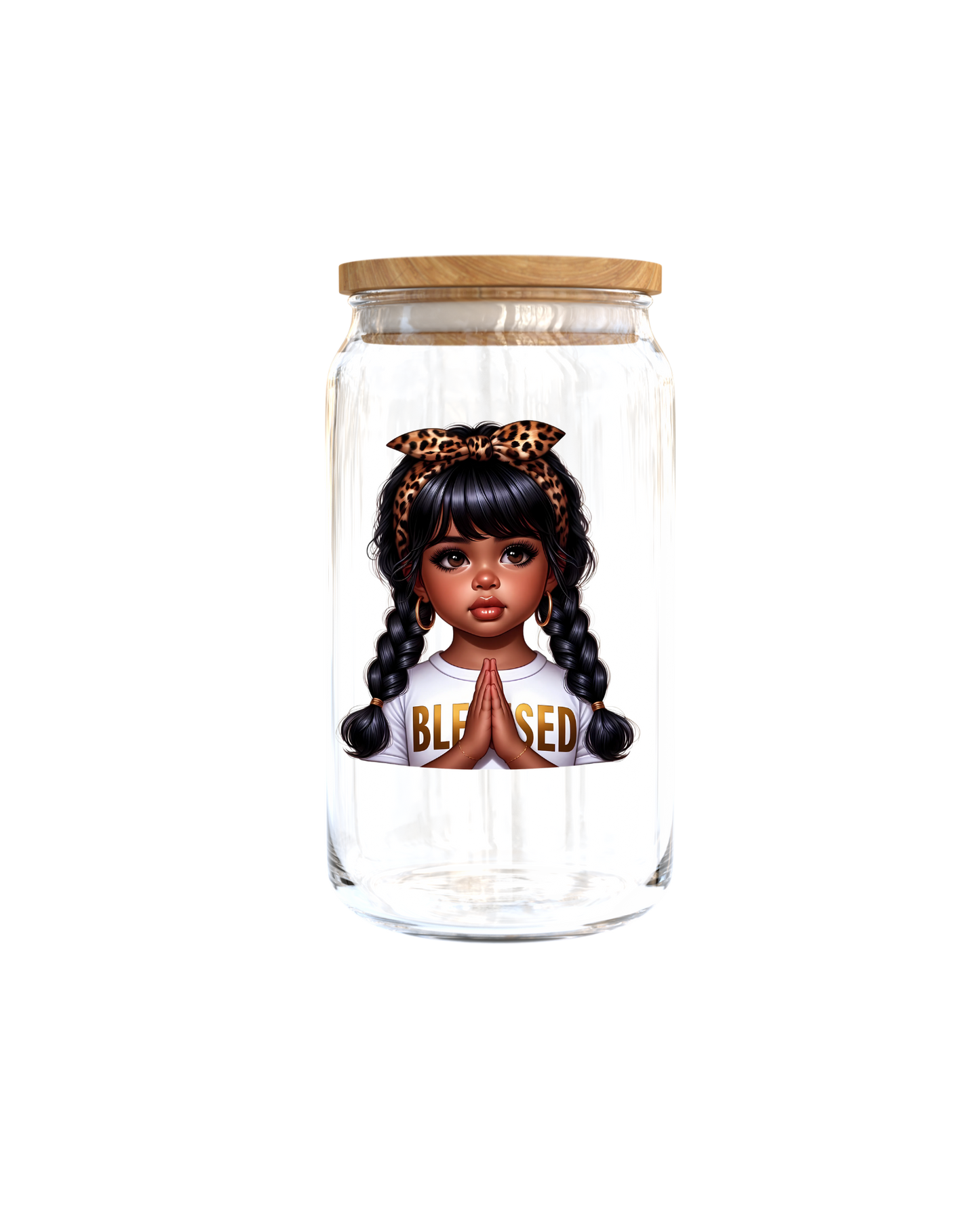 Little Girl -Blessed- Journal UV DTF