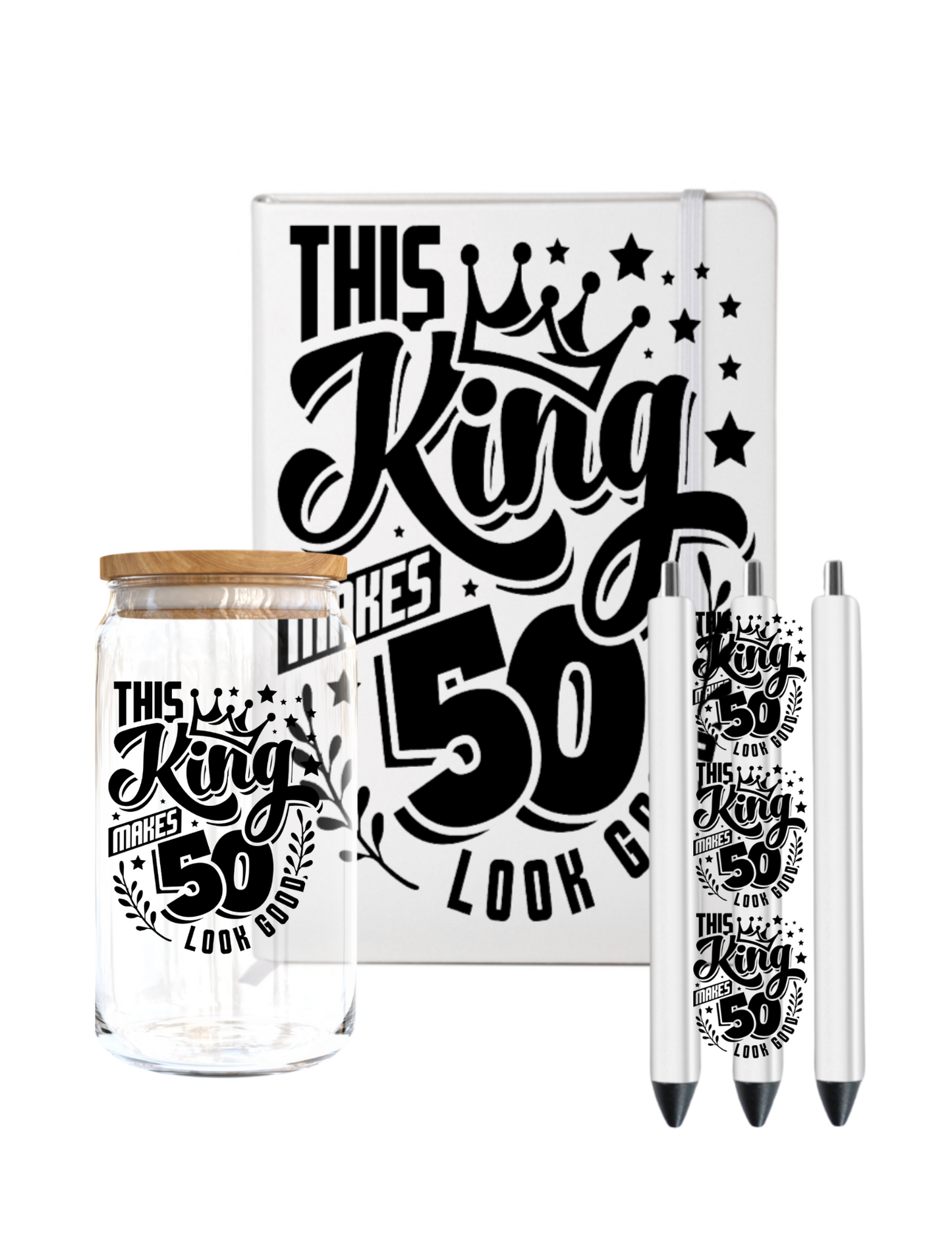 This King makes 50 look good (Men) -UV DTF