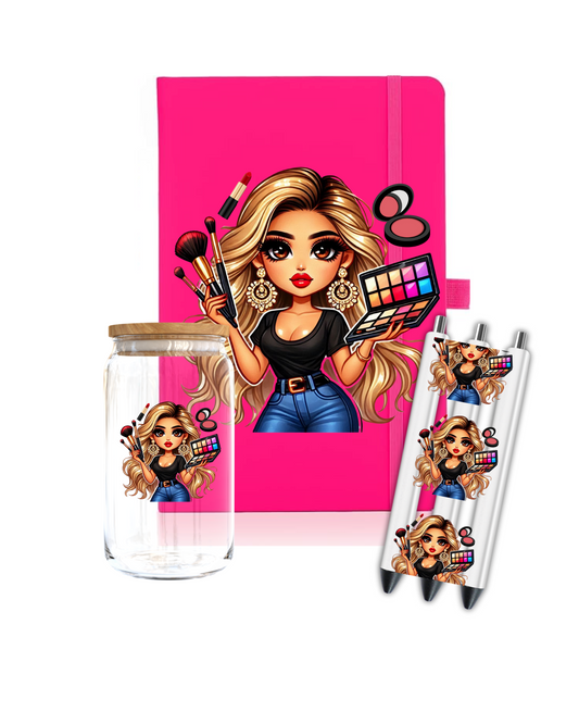 Makeup -Blonde- Journal UV DTF